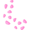 Organic rose petals